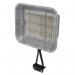 The picture shows a sleek black propane heater from Slingsby, mounted on a wall. Its compact design and durable construction make it a reliable choice for heating small spaces. The bright flames can be seen through the heat-resistant glass, providing both warmth and a cozy ambiance. The easy-to-use controls and safety features make it ideal for any indoor or outdoor space.
