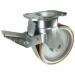 250 mm Fabricated Steelcastor - Swivel with Total Stop Brake 370484
