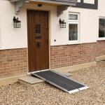 Folding aluminium lightweight access ramps 370538