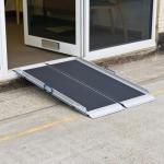 Folding aluminium lightweight access ramps 370543