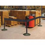 Tensabarrier Heavy duty facility retractable belt barrier - Wide 150mm 370667