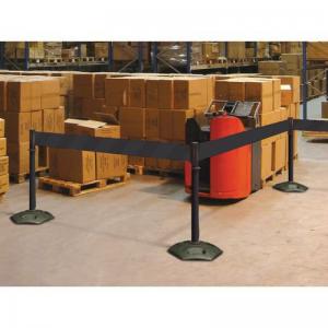 Tensabarrier Heavy duty facility retractable belt barrier - Wide 150mm