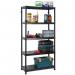 Modular plastic shelving - 50kg - Solid shelves 371068