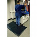 Diamond-plate Anti-fatiguematting 610 X 910 mm Black 371701