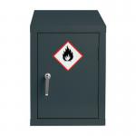 Grey Flammable Cabinet 610 X 459 X 459 1 Shelf 371726