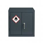 Grey Flammable Cabinet 610 X 610 X 305 1 Shelf 371727