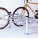 Post mounted modular cycle stand - galvanised - double sided - 6 bike capacity 372213