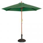 Outdoor parasols with wooden pole - 3m Green 372235