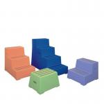 Safety Step, Plastic - 4 Step Blue 372568