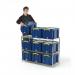 Really Useful Box® wire-shelf archive storage with containers- Complete with 9 opaque boxes 372965