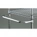 Adjustable chrome wire shelf trolleys, 3 shelves - shelf L x W x 915 x 457mm 372996