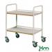 Konga service trolleys with melamine shelves, colour white 373237