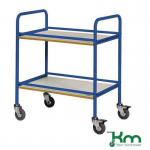 Konga service trolleys with melamine shelves, colour blue 373238