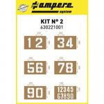 Stencil Kit Number 0-9 373889