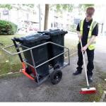 Street Orderely Barrow With 2 X 120L Gre