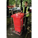 Street Orderly Barrow With 120L Red Bin 
