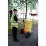 Street Orderly Barrow With 120L Yellow B