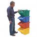 Large storage bins with hinged lids 374350