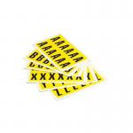 Yellow Labels 130 X 45 mm Pack of A-z 375045
