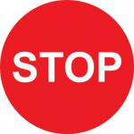 Stop Floor Marker 430 mm Dia 375048