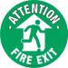 Fire Exit Floor Marker 430 Mmdia 375049