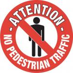 No Pedestrian Traffic Floormarker 430 mm Dia 375051