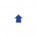 Warehouse Floor Signals Pack of 100 Arrow Shape 90 mm Dishape Blue 375070