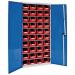 Cabinets complete with bins - Red - Choice of three sizes 375142