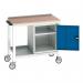 Mobile Welded Bench Withcupboard Mpx Top 375251