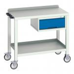 Mobile Welded Bench Withdrawer Steel Top 375252