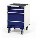 3 Drawer Mobile Cabinet -h X W X D : 780 X 525 X 525 375269