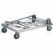 Konga stainless steel folding platform truck, capacity 100kg 375428