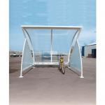 Moonshape modular cycle shelter with rack - Starter bay 375538