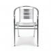 Aluminium bistro - Tables armchair 375685