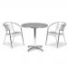 Aluminium bistro - Tables circular pedestal table 375689