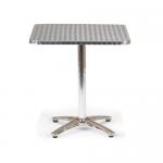 Aluminium bistro - Tables square  pedestal table 375690