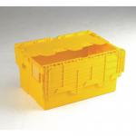 Yellow Attached Lidded Box 600 X 400 X 3