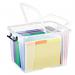 Clear containers with secure folding lids - 40L 375867