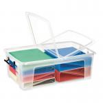 Clear containers with secure folding lids - 50L 375869