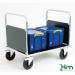 Zinc Plated Platform Truck With Double M
