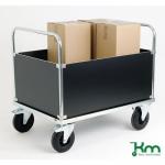 Zinc Plated Platform Truck With Double M