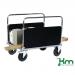 Zinc Plated Platform Truck With Twp Mdf 