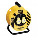 Light Industrial Cable Reel 110V, 2 Gang - 25 Metres Cable 377108
