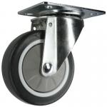 75 mm Swivel Castor Withplate Fixing - Polypropylenerubber Zinc Finish 377210