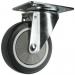 100 mm Swivel Castor Withplate Fixing - Polypropylenerubber Zinc Finish 377214