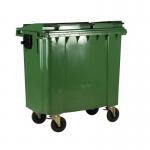 4 wheeled bin without lockable lid - 660L 377383