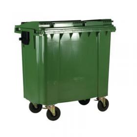 4 wheeled bin without lockable lid - 660L 377383