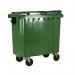 4 wheeled bin without lockable lid - 660L 377383