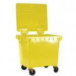 4 wheeled bin without lockable lid - 660L 377385