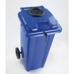Wheelie Bin - 360L - Blue C/W Bottle Ban